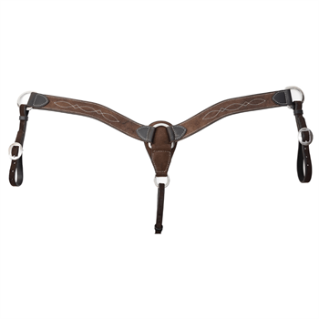 Prof. Choice | Contoured Breast Collar | Chocolate/Roughout | Gunslinger