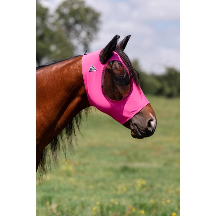 Comfort Fit Lycra Fly Mask w/ Forelock Opening | PINK