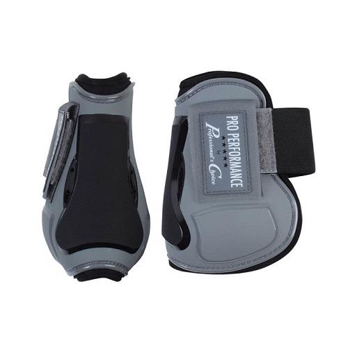 Pro Performance | Show Jump Rear Boot w/ Hook & Loop | Charcoal