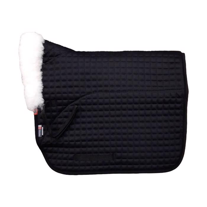 Competition Dressage Sheepskin Pad w/ Ortho | Black