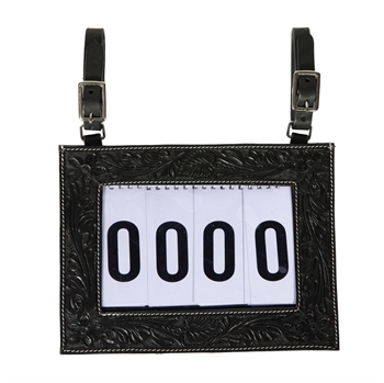 Tooled Number Holder | Black