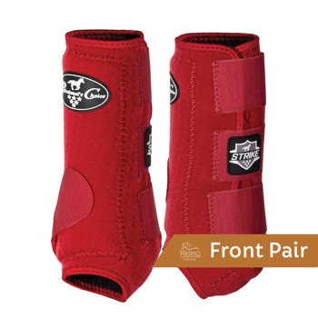 Strike Sports Medicine Front Boots | Crimson