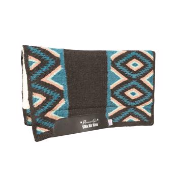 Comfort-Fit SMx Air Ride Western Pad | Eldorado Black/Mint ½" x 30" x 34"