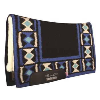 Comfort-Fit SMx Air Ride Western Pad | Hourglass Black/Royal ½" x 30" x 34"