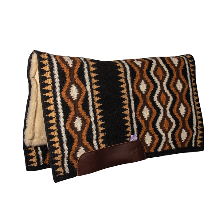 Comfort-Fit SMx Air Ride Western Pad | Rio Grande | Black/Tan