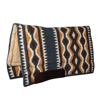 Comfort-Fit SMx Air Ride Western Pad | Rio Grande | Charcoal/Chocolate