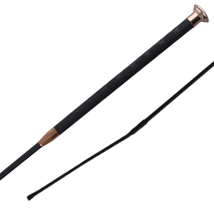 Harmony Dressage Whip | Black /Rose Gold
