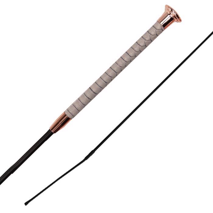 Reptile Dressage Whip | Grey Rose Gold