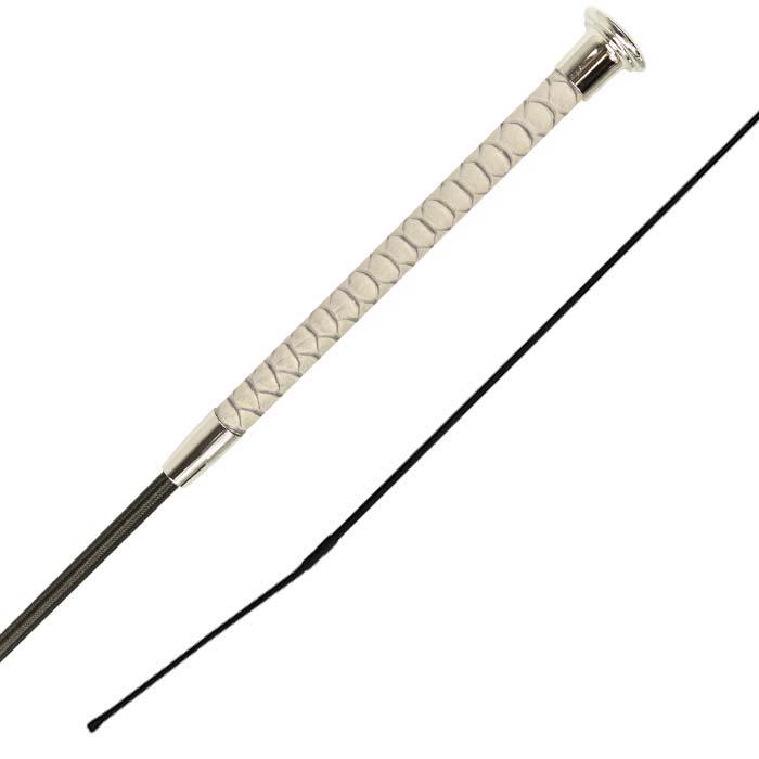 Reptile Dressage Whip | Grey Silver