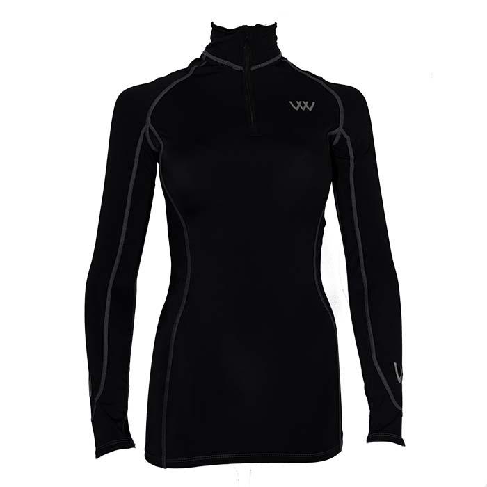 Long Sleeve Perf. Shirt | Black