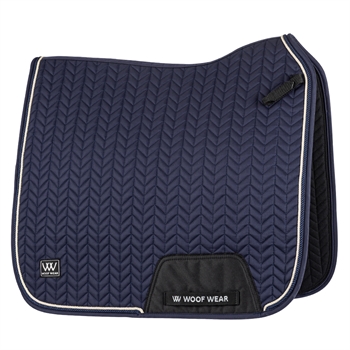 Herringbone Dressage Pad | Navy 17"/Full