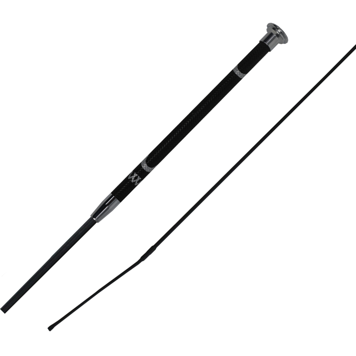 Harmony Resolute Dressage Whip | Black Silver