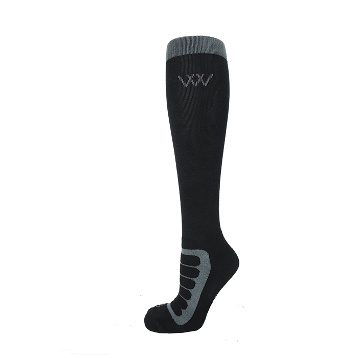 Woof Wear | Long Bamboo TECH Sock | Black/Grey
